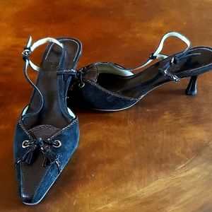 Cole Haan black sling back 8.5 shoe